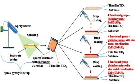 Study on Influence of Gas Adsorption on Surface Photovoltage in Phthalocyanine Coated TiO2 Thin Film towards Liver Disease Biomarker